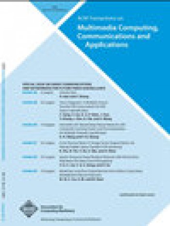 Acm Transactions On Multimedia Computing Communications and Applications